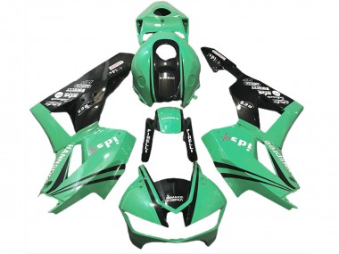 Lojas Carenagens Moto Honda CBR600RR 2013-2023 - Verde Preto Brilhante