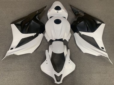 Lojas Carenagens Moto Honda CBR600RR 2009-2012 - Branco Preto Fosco