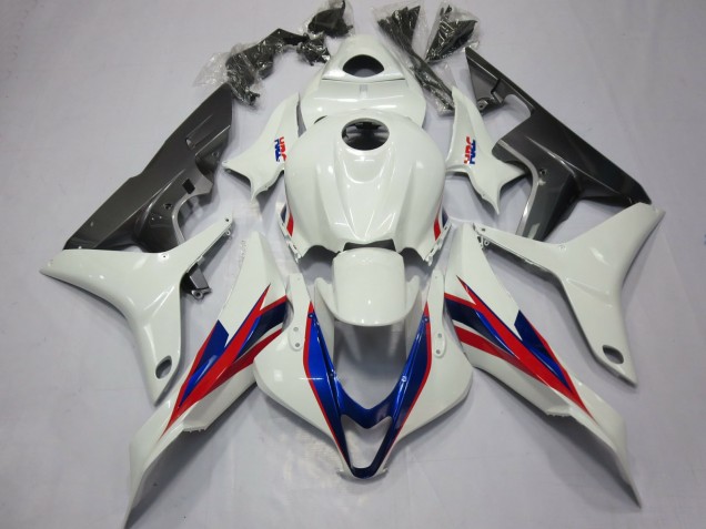 Lojas Carenagens Moto Honda CBR600RR 2007-2008 - Branco Vermelho Azul HRC
