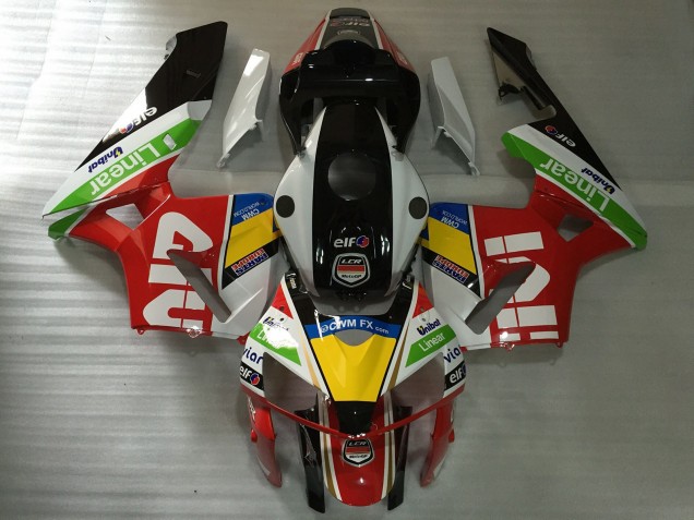 Lojas Carenagens Moto Honda CBR600RR 2005-2006 - Branco Vermelho Givi