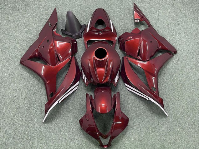 Lojas Carenagens Moto Honda CBR600RR 2009-2012 - Vermelho Castanho