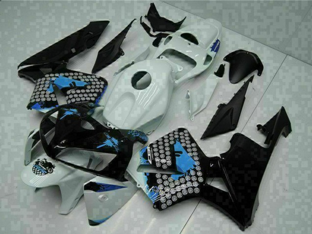 Lojas Carenagens Moto Honda CBR600RR 2005-2006 - Branco Preto Verde