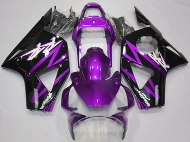 Lojas Carenagem Moto Honda CBR954RR 2002-2003 - Roxo Preto Brilhante