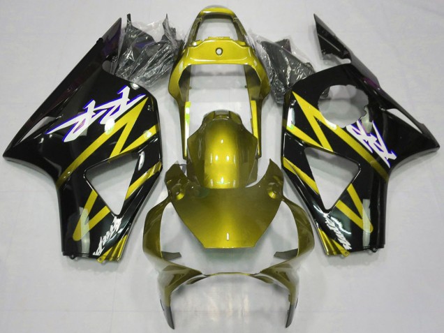 Lojas Carenagens Moto Honda CBR954RR 2002-2003 - Amarelo Elétrico Preto Brilhante