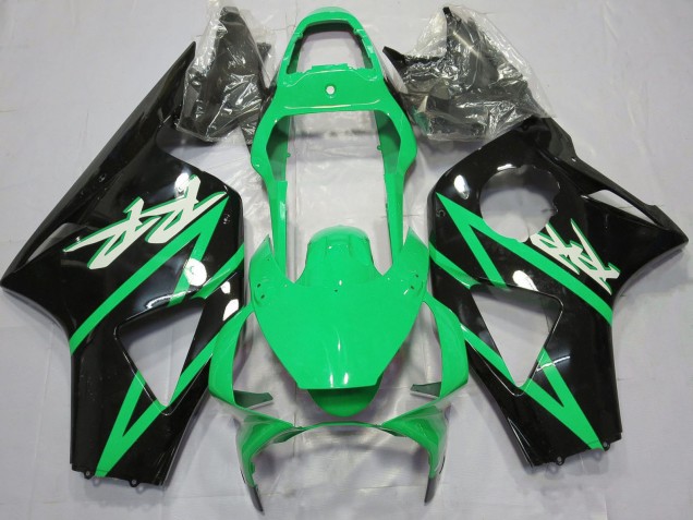 Lojas Carenagens Moto Honda CBR954RR 2002-2003 - Verde Preto Brilhante