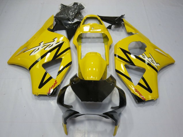 Lojas Carenagem Moto Honda CBR954RR 2002-2003 - Amarelo Preto Brilhante