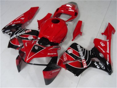 Lojas Kit Carenagens Moto Honda CBR600RR 2005-2006 - Vermelho Preto
