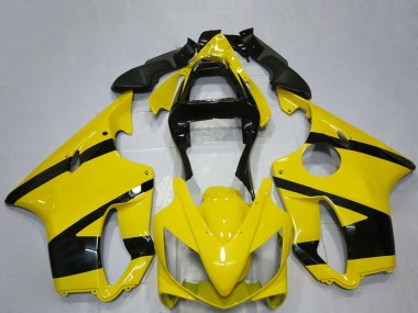 Lojas Carenagens Moto Honda CBR600 F4i 2001-2003 - Amarelo Preto Brilhante