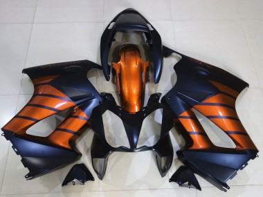 Lojas Carenagens Moto Honda VFR 800 2002-2013 - Laranja Matte Azul Preto Fosco
