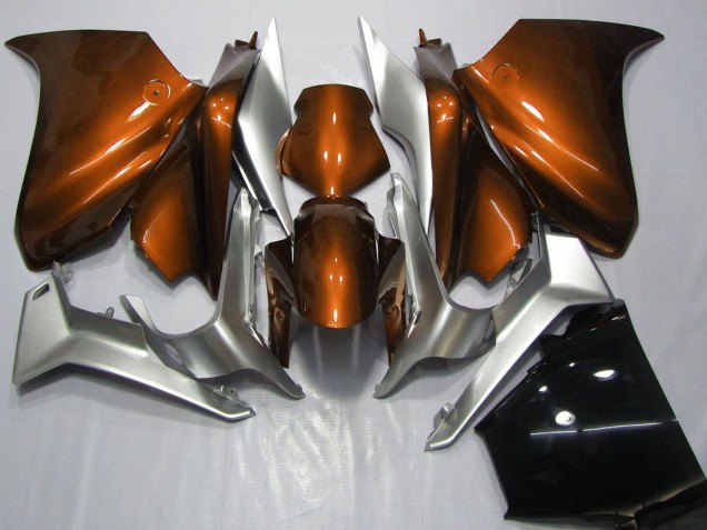 Lojas Carenagens Moto Honda VFR 1200 2010-2014 - Prata Laranja