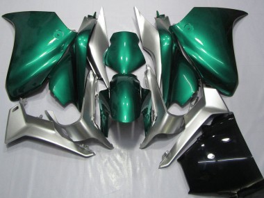 Lojas Carenagens Moto Honda VFR 1200 2010-2014 - Prata Seafoam Verde