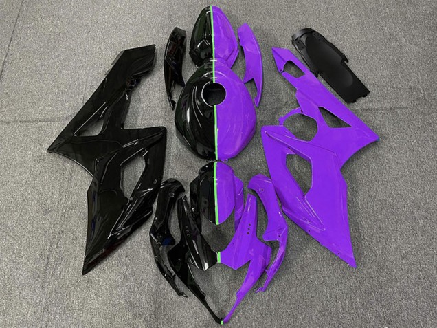 Lojas Carenagens Moto Suzuki GSXR 1000 2005-2006 - Preto Brilhante Roxo