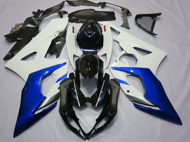 Lojas Carenagens Moto Suzuki GSXR 1000 2005-2006 - Branco Azul Preto