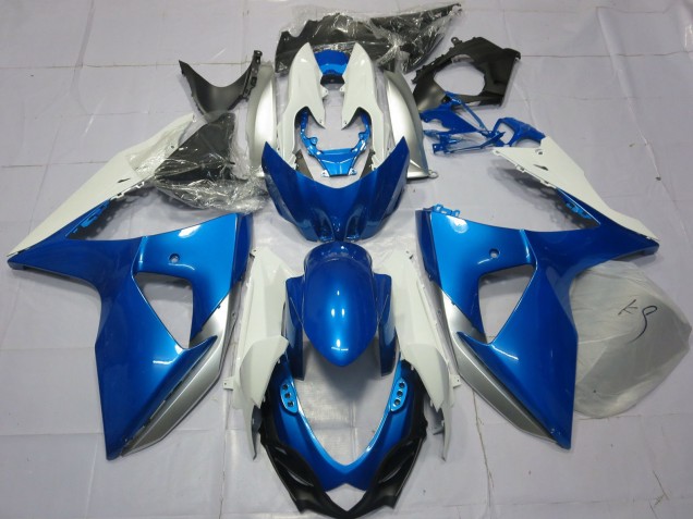 Lojas Carenagens Moto Suzuki GSXR 1000 2009-2016 - Azul Branco