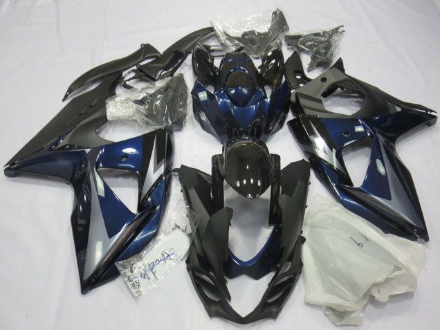 Lojas Carenagens Moto Suzuki GSXR 1000 2009-2016 - Azul Prata Preto