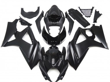 Lojas Kits Carenagem Moto Suzuki GSXR 1000 2007-2008 - Preto Brilhante Preto Fosco