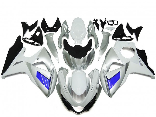 Lojas Carenagem Moto Suzuki GSXR 1000 2009-2016 - Branco Azul