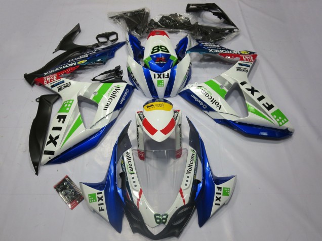 Lojas Carenagens Moto Suzuki GSXR 1000 2009-2016 - Fixi