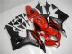 Lojas Carenagens Moto Honda CBR600RR 2007-2008 - Vermelho Preto Fosco Decalques