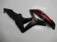 Lojas Carenagens Moto Honda CBR600RR 2007-2008 - Vermelho Preto Fosco Decalques