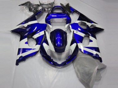 Lojas Carenagens Moto Suzuki GSXR 1000 2000-2002 - Azul Branco