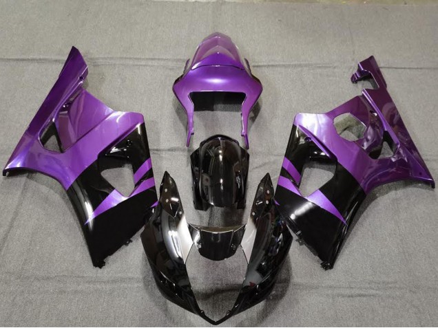 Lojas Carenagens Moto Suzuki GSXR 1000 2003-2004 - Roxo Preto Brilhante