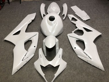 Lojas Carenagens Moto Suzuki GSXR 1000 2005-2006 - Branco Brilhante Plano