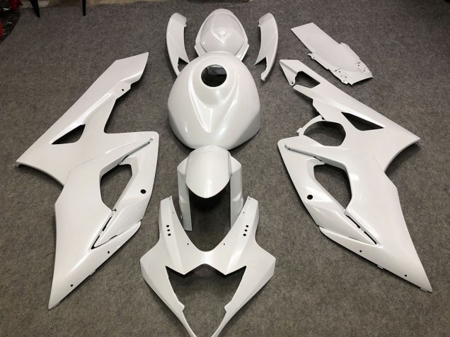 Lojas Carenagens Moto Suzuki GSXR 1000 2005-2006 - Branco Brilhante Plano