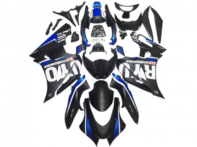 Lojas Carenagens Moto Suzuki GSXR 1000 2017-2024 - Preto Fosco Azul