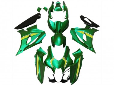 Lojas Carenagens Moto Suzuki GSXR 1000 2017-2024 - Verde Amarelo Estilo