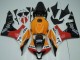 Lojas Carenagem Moto Honda CBR600RR 2007-2008 - Laranja Branco Vermelho Preto Brilhante Repsol