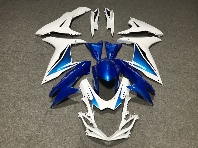 Lojas Carenagens Moto Suzuki GSXR 600 / GSXR 750 2011-2024 - Azul Branco