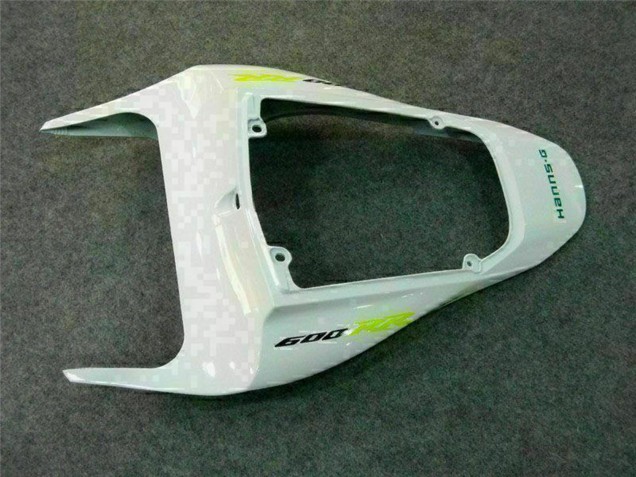 Lojas Carenagem Moto Honda CBR600RR 2007-2008 - Branco Verde Preto Brilhante Hannspree