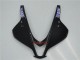 Lojas Carenagens Moto Honda CBR600RR 2007-2008 - Preto Fosco Prata Cinzento Repsol