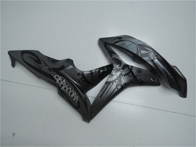 Lojas Carenagens Moto Honda CBR600RR 2007-2008 - Preto Fosco Graffiti
