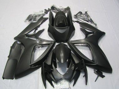 Lojas Carenagens Moto Suzuki GSXR 600 / GSXR 750 2006-2007 - Preto Fosco