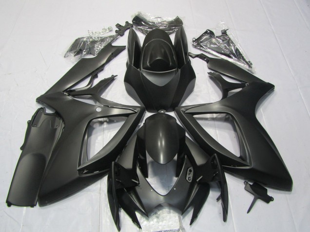 Lojas Carenagens Moto Suzuki GSXR 600 / GSXR 750 2006-2007 - Preto Fosco