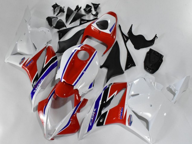 Lojas Kits Carenagem Moto Honda CBR600RR 2009-2012 - Branco Vermelho Azul