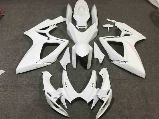 Lojas Carenagens Moto Suzuki GSXR 600 / GSXR 750 2006-2007 - Branco