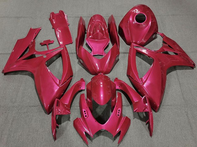 Lojas Carenagens Moto Suzuki GSXR 600 / GSXR 750 2011-2024 - Rosa Pérola