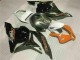 Lojas Carenagens Moto Honda CBR600RR 2009-2012 - Branco Laranja Preto Brilhante