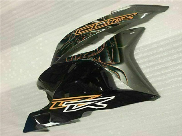 Lojas Carenagens Moto Honda CBR600RR 2009-2012 - Branco Laranja Preto Brilhante