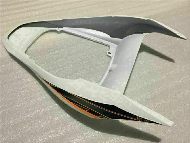 Lojas Carenagens Moto Honda CBR600RR 2009-2012 - Branco Laranja Preto Brilhante