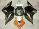 Lojas Carenagens Moto Honda CBR600RR 2009-2012 - Branco Laranja Preto Brilhante
