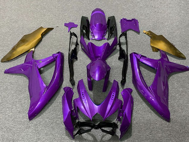 Lojas Carenagens Moto Suzuki GSXR 600 / GSXR 750 2008-2010 - Roxo Ouro