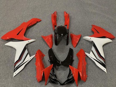 Lojas Carenagens Moto Suzuki GSXR 600 / GSXR 750 2011-2024 - Vermelho Branco Preto