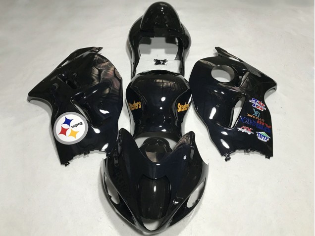 Lojas Carenagens Moto Suzuki GSXR 1300 1996-2007 - Preto Brilhante Team Logo