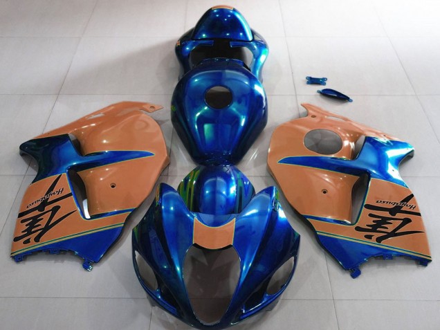 Lojas Carenagens Moto Suzuki GSXR 1300 1996-2007 - Azul Brilhante Bronzeado do Deserto