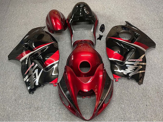 Lojas Carenagens Moto Suzuki GSXR 1300 1996-2007 - Vermelho Castanho Preto Estilo