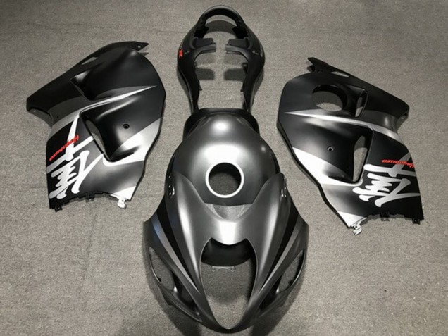 Lojas Carenagens Moto Suzuki GSXR 1300 1996-2007 - Prata Fosco Preto